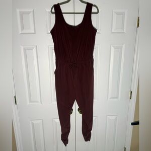 Prana Deep Red Jumpsuit